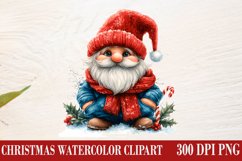 Christmas Gnome Clipart, Winter Clipart Product Image 1