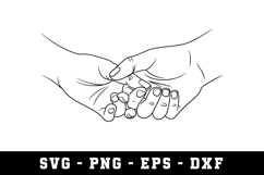 Hand Shake SVG | SVG Cut files | Cricut Product Image 1
