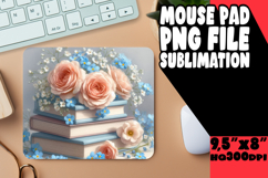 Joyful Mouse Pad Sublimation Magic, Books Product Image 1