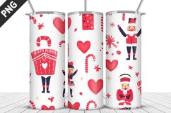 Lovely Hearts Tumbler Design | Valentine&#039;s Day Tumbler Wrap Product Image 5