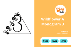 Wildflower Monogram Symbol Product Image 1