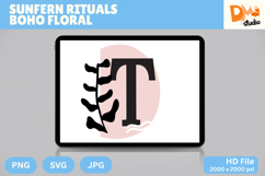 Sunfern Rituals Boho Floral Monogram Product Image 1