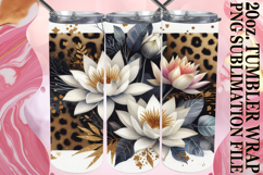 Cozy moments 20oz tumbler wrap, Leopard Prints Product Image 1