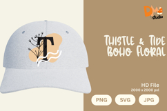 Thistle &amp; Tide Boho Floral Monogram Product Image 1