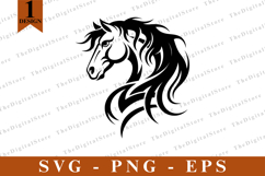 Horse SVG, Horse vector, Horse Silhouette, Cut files Product Image 1