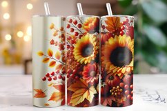 Halloween Sunflower Tumbler Wrap | Sublimation | Tumblers Product Image 1