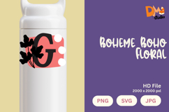 Boheme Boho Floral Monogram Product Image 1
