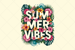 Color Splash Summer Vibes PNG for T-Shirts Product Image 2