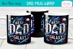 Best Dad mug wrap sublimation PNG | Father's day mug PNG Product Image 2