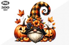 Halloween Gnomes Sublimation - Clipart PNG Design Product Image 1