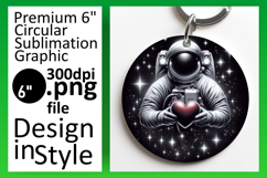 Stylish Circle Design for Car Coasters , Astronaut Product Image 1