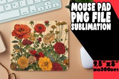 Timeless Vintage Floral Mouse Pad Design Product Image 1