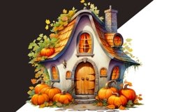 Autumn Fantasy Houses Clipart Bundle Product Image 2