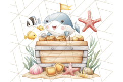 Under the Sea Nursery Clipart, Ocean Animals PNG Product Image 2