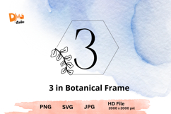 Botanical Frame Monogram Product Image 1