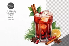 Christmas clipart, Drink clipart, Winter clipart Product Image 1
