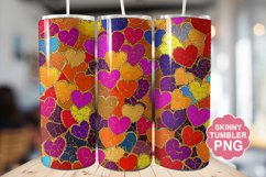 Valentine Glitter Tumbler | Valentine Tumbler Wrap Product Image 1