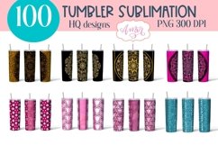 Big Bundle Tumbler Sublimation PNG| 100 tumbler wrap PNG Product Image 6