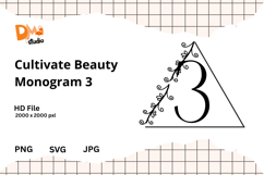 Cultivate Beauty Monogram Product Image 1
