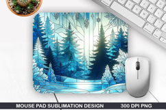 Christmas Tree Mouse Pad Sublimation,Christmas Mouse Pad PNG Product Image 1