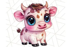 Farm Animals Kawaii Clipart PNG, Cute Barnyard Animal Product Image 2