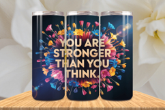 Positive Affirmations 20oz Tumbler wrap Inspirational Quotes Product Image 1