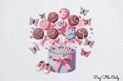 Baby Girl Desserts Clipart PNG Product Image 1