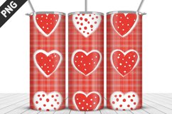 Lovely Hearts Tumbler Design | Valentine&#039;s Day Tumbler Wrap Product Image 3