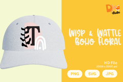 Wisp &amp; Wattle Boho Floral Monogram Product Image 1