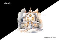 Gold Snowman Clipart, Gold Chistmas Tree Clipart Product Image 1