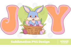 Easter Sublimation PNG Bundle Bunny Chick Farm Hip Hop Joy Product Image 3