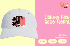 Hallow Fern Boho Floral Monogram Product Image 1