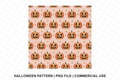 Halloween Pumpkin Pattern Png | Sublimation | Digital Paper Product Image 1