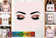 Timeless PNG Sublimation Magic, Woman Eyes Product Image 1