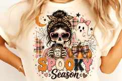 Funny Halloween Shirt, Spooky Season PNG, Ghost Sublimation Product Image 1