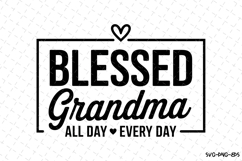 Blessed Grandma Svg | Quotes Svg | Svg Cut Files Product Image 1