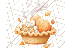 Cottagecore Halloween Clipart Cozy PNG, Autumn Fall Png Product Image 2