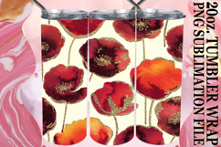 GIFT OF SUNSHINE 20oz TUMBLER WRAP, Flower Pattern Product Image 1
