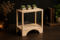 Wooden Display Case Laser Cut SVG | Product Image 1