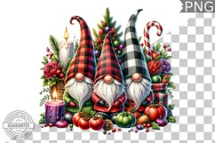 Christmas Gnome Sublimation - Clipart PNG Design Product Image 1