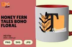 Honey Fern Tales Boho Floral Monogram Product Image 1