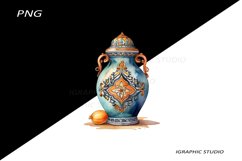 Watercolor Moroccan Clipart Product Image 1