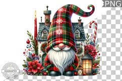 Christmas Gnome Sublimation - Clipart PNG Design Product Image 1