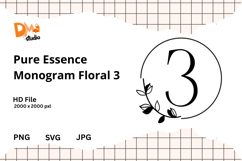 Pure Essence Monogram Floral Product Image 1