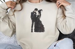 Gothic Valentines Day Sublimation PNG Product Image 1