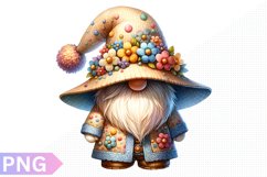 Easter Gnome Clipart ,Easter sublimation PNG Design Product Image 1