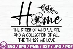 Home The Story Of Who We Are And A Collection Of All We Love Product Image 1