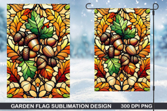 Flowers Garden Flag Sublimation| Halloween Garden Flag PNG Product Image 1