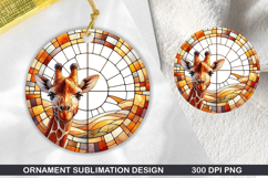 Animals Stained Glass Ornament Bundle, 30 High-Quality PNG Product Image 7