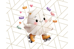 Halloween Costume Parade Clipart PNG with Monsters Clip Art Product Image 2